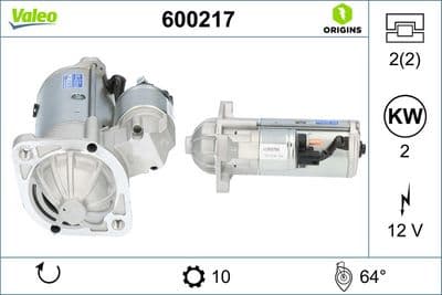 Marş motoru VALEO ORIGINS NEW OE TECHNOLOGY