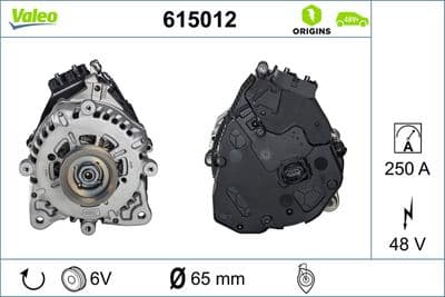 Marş motoru alternatörü VALEO ORIGINS NEW 48V IBSG OE TECHNOLOGY