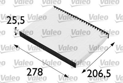 Filtre, kabin havası VALEO ESSENTIAL
