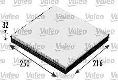 Filtre, kabin havası VALEO ESSENTIAL