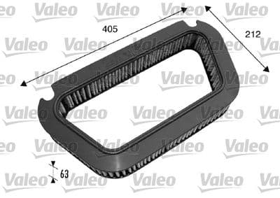 Filtre, kabin havası VALEO PROTECT