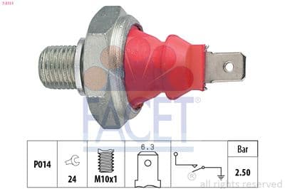 Yağ basınç şalteri Made in Italy - OE Equivalent