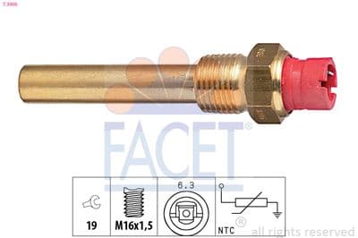 Sensör, yağ sıcaklığı Made in Italy - OE Equivalent — görsel 1
