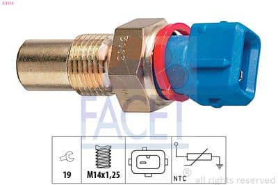 Sensör, yağ sıcaklığı Made in Italy - OE Equivalent — görsel 1