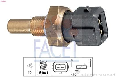Sensör, yağ sıcaklığı Made in Italy - OE Equivalent — görsel 1