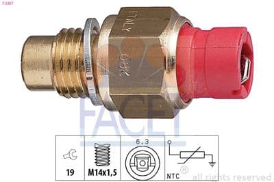 Sensör, yağ sıcaklığı Made in Italy - OE Equivalent — görsel 1