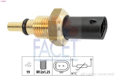 Sensör, yağ sıcaklığı Made in Italy - OE Equivalent — görsel 1