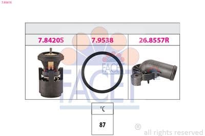 Termostat, soğutma sıvısı Made in Italy - OE Equivalent