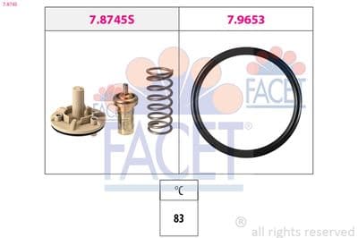 Termostat, soğutma sıvısı Made in Italy - OE Equivalent