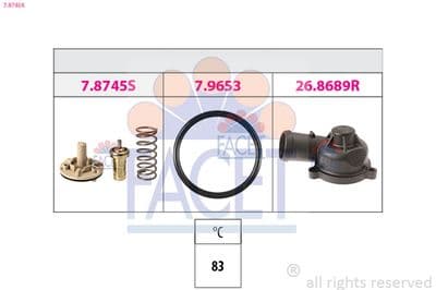 Termostat, soğutma sıvısı Made in Italy - OE Equivalent