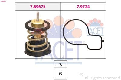 Termostat, soğutma sıvısı Made in Italy - OE Equivalent
