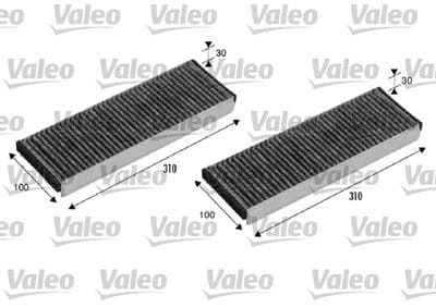 Filtre, kabin havası VALEO PROTECT