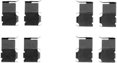 Aksesuar seti, diskli fren balatası