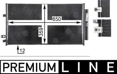 Kondansatör, klima sistemi BEHR *** PREMIUM LINE ***