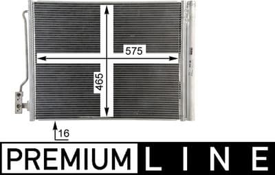Kondansatör, klima sistemi BEHR *** PREMIUM LINE ***