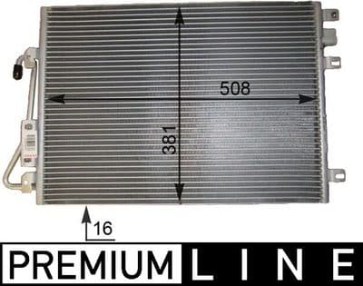 Kondansatör, klima sistemi BEHR *** PREMIUM LINE ***