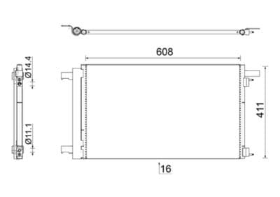Kondansatör, klima sistemi BEHR