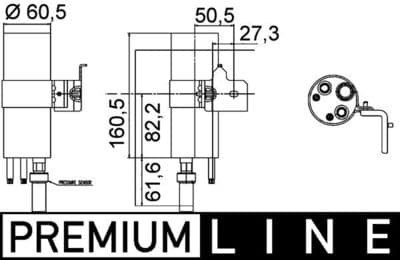 Kurutucu, klima sistemi BEHR *** PREMIUM LINE ***