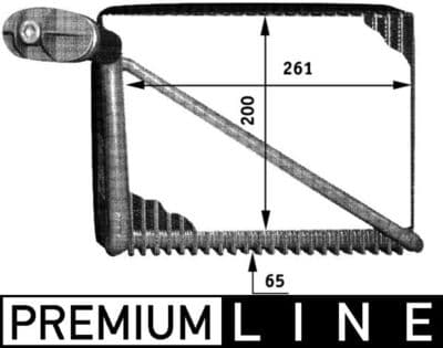 Evaporatör, klima sistemi BEHR *** PREMIUM LINE ***