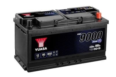 Marş motoru aküsü YBX9000 AGM Start Stop Plus Batteries