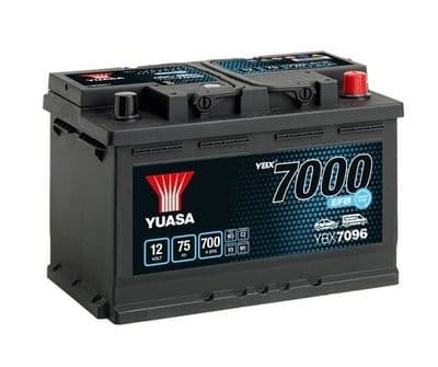 Marş motoru aküsü YBX7000 EFB Start Stop Plus Batteries