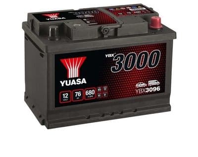 Marş motoru aküsü YBX3000 SMF Batteries
