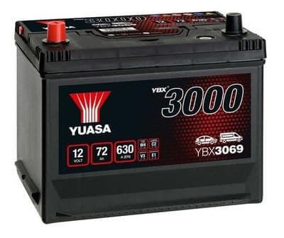 Marş motoru aküsü YBX3000 SMF Batteries