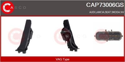 Gaz pedalı seti Genuine