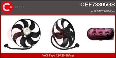 Fan, motor soğutması Genuine