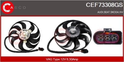 Fan, motor soğutması Genuine