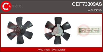 Fan, motor soğutması Brand New HQ