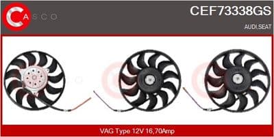 Fan, motor soğutması Genuine