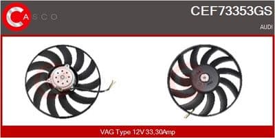 Fan, motor soğutması Genuine