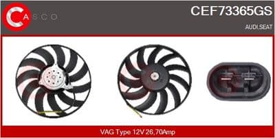 Fan, motor soğutması Genuine