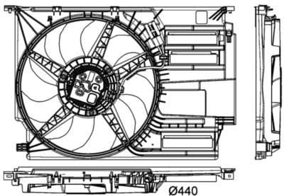 Fan, motor soğutması BEHR *** PREMIUM LINE ***