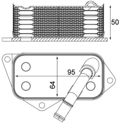 Motor yağ radyatörü BEHR — görsel 1