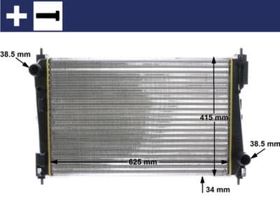 Motor su radyatörü BEHR — görsel 1