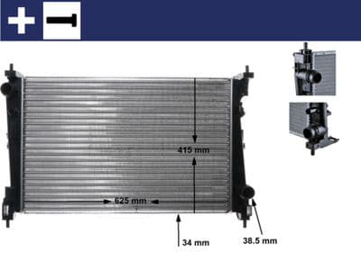 Motor su radyatörü BEHR — görsel 1