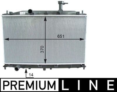 Motor su radyatörü BEHR *** PREMIUM LINE *** — görsel 1