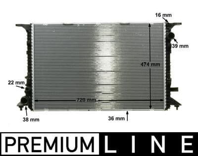 Motor su radyatörü BEHR *** PREMIUM LINE ***