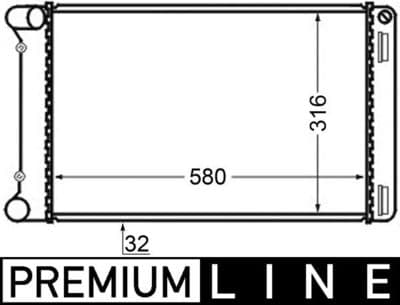 Motor su radyatörü BEHR *** PREMIUM LINE *** — görsel 1