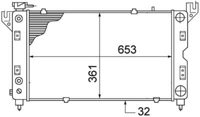 Motor su radyatörü BEHR — görsel 1