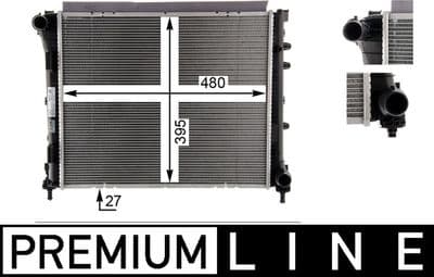 Motor su radyatörü BEHR *** PREMIUM LINE *** — görsel 1