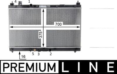 Motor su radyatörü BEHR *** PREMIUM LINE *** — görsel 1