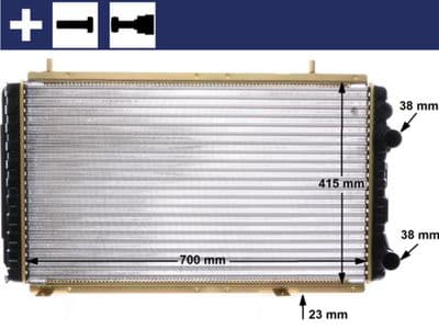 Motor su radyatörü BEHR — görsel 1