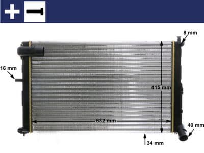 Motor su radyatörü BEHR — görsel 1