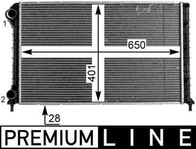 Motor su radyatörü BEHR *** PREMIUM LINE *** — görsel 1