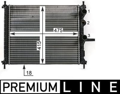 Motor su radyatörü BEHR *** PREMIUM LINE *** — görsel 1