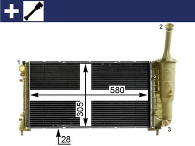Motor su radyatörü BEHR — görsel 1