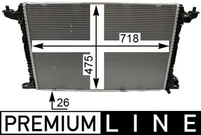 Motor su radyatörü BEHR *** PREMIUM LINE ***